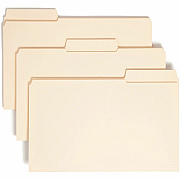 Smead SuperTab 1/3 Tab Cut Legal Recycled Top Tab File Folder (SMD15395)