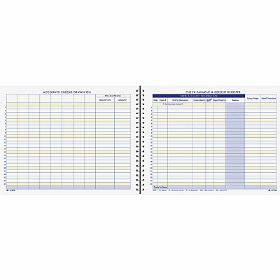 Adams Check Payment & Deposit Register (ABFAFR60)