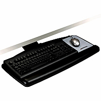 3M Easy Adjust Keyboard Tray with Standard Keyboard and Mouse Platform (MMMAKT90LE)