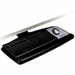 3M Easy Adjust Keyboard Tray with Standard Keyboard and Mouse Platform (MMMAKT90LE)