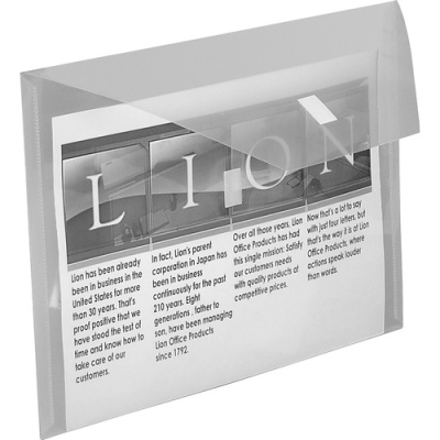 Lion Letter Recycled Vinyl File Pocket (22070CR)
