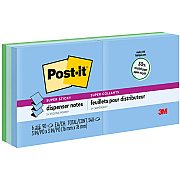 Post-it Super Sticky Dispenser Notes - Oasis Color Collection (MMMR3306SST)