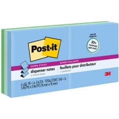 Post-it Super Sticky Dispenser Notes - Oasis Color Collection (R3306SST)