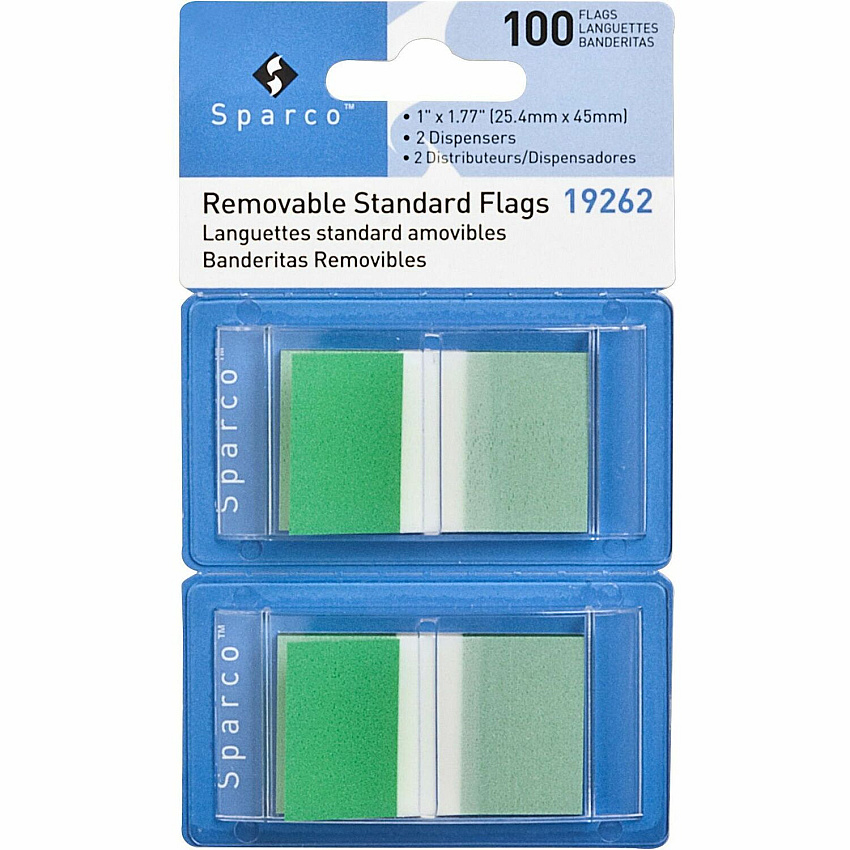 Sparco Removable Standard Flags Dispenser (SPR19262)