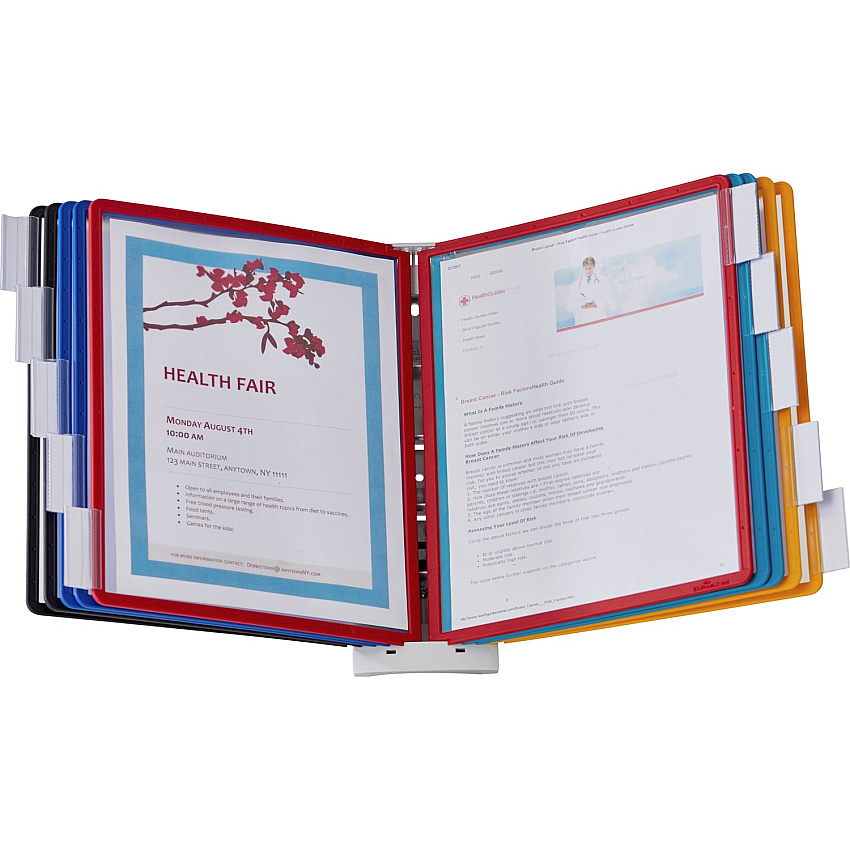 Durable SHERPA Wall Mounted Reference Display System (DBL554100)