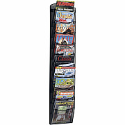 Safco 10-pocket Onyx Mesh Literature Rack (SAF5579BL)