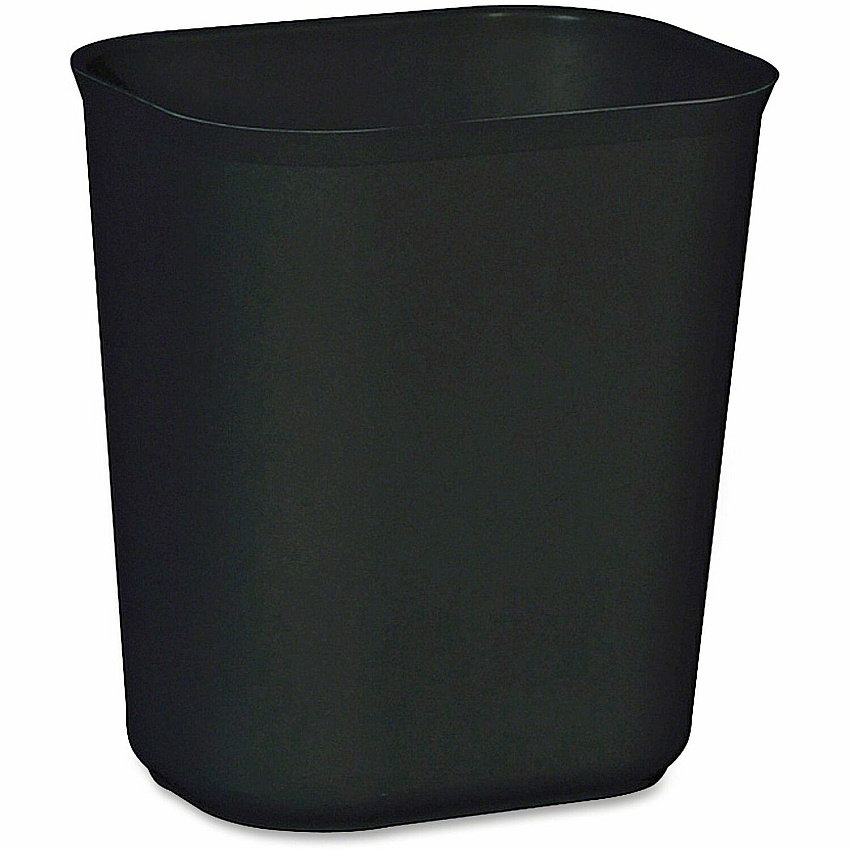 Rubbermaid Commercial 14 QT Fire-Resistant Wastebasket (RCP254100BK)