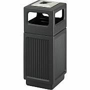 Safco Recessed Panels Waste Receptacle (SAF9474BL)