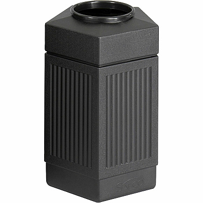 Safco Indoor/Outdoor Pentagon Shape Receptacle (SAF9485BL)