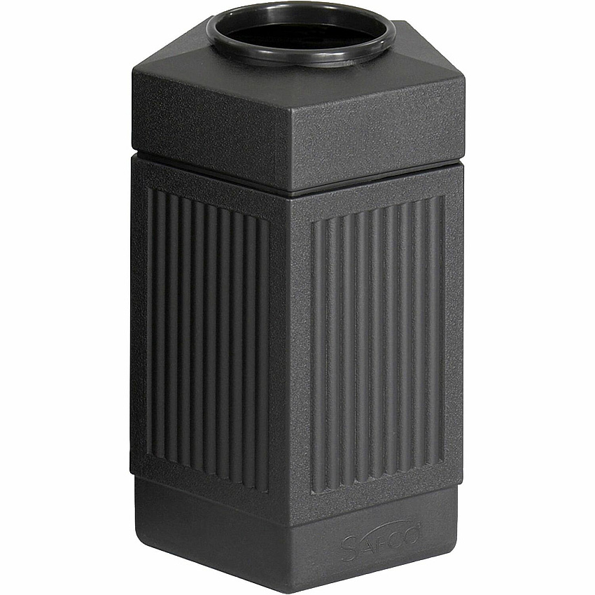Safco Indoor/Outdoor Pentagon Shape Receptacle (SAF9485BL)