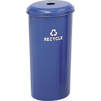 Safco Recycling Receptacle with Lid (SAF9632BU)
