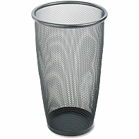 Safco Round Mesh Wastebaskets (SAF9718BL)