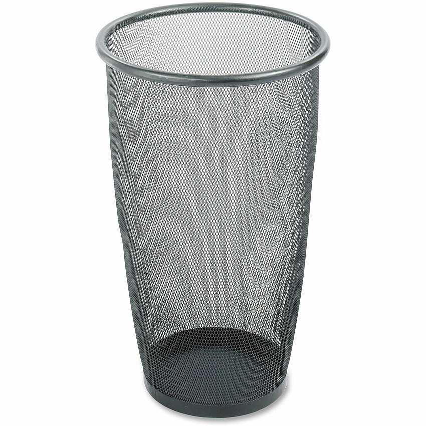 Safco Round Mesh Wastebaskets (SAF9718BL)