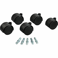 Master Caster Deluxe Duet Hooded Carpet Casters (MAS23622)