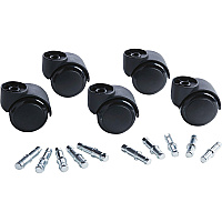 Master Caster Deluxe Futura Hooded Chair Mat Casters (MAS23620)