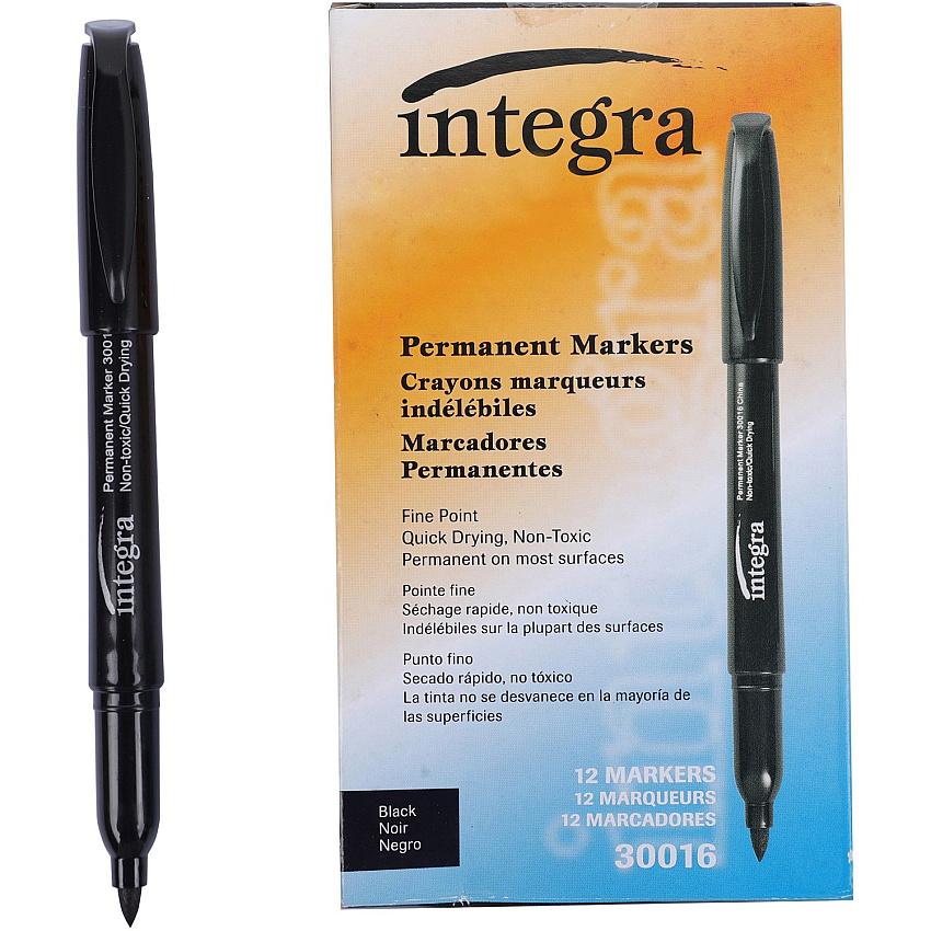 Integra Permanent Fine Point Markers (ITA30016)