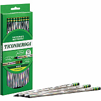 Ticonderoga Noir Pre-Sharpened No. 2 Pencils (DIX13970)