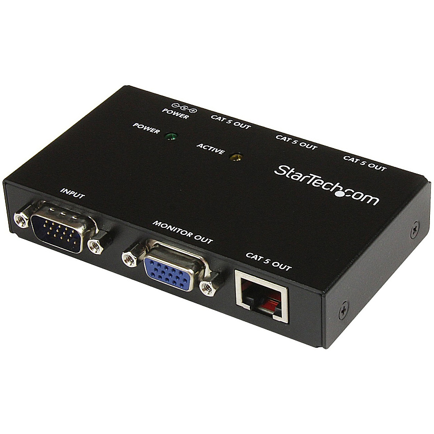 StarTech 4 Port Vga Video Extender Over Cat 5 (ST1214T)