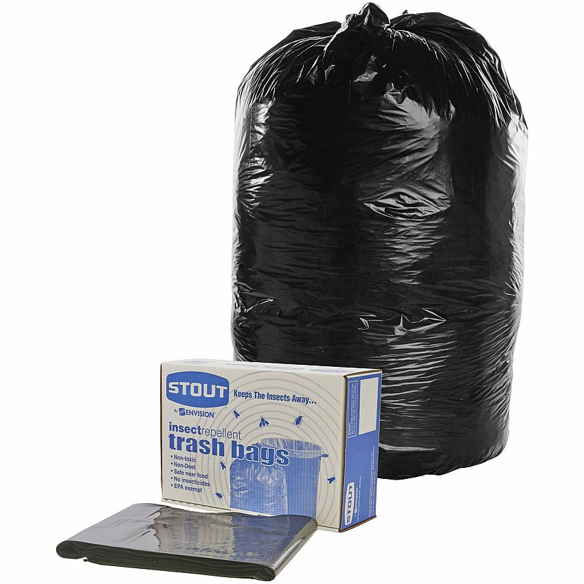 Stout by Envision by Envision by Envision Stout by Envision by Envision Insect Repellent Trash Bags (STOP3345K20)