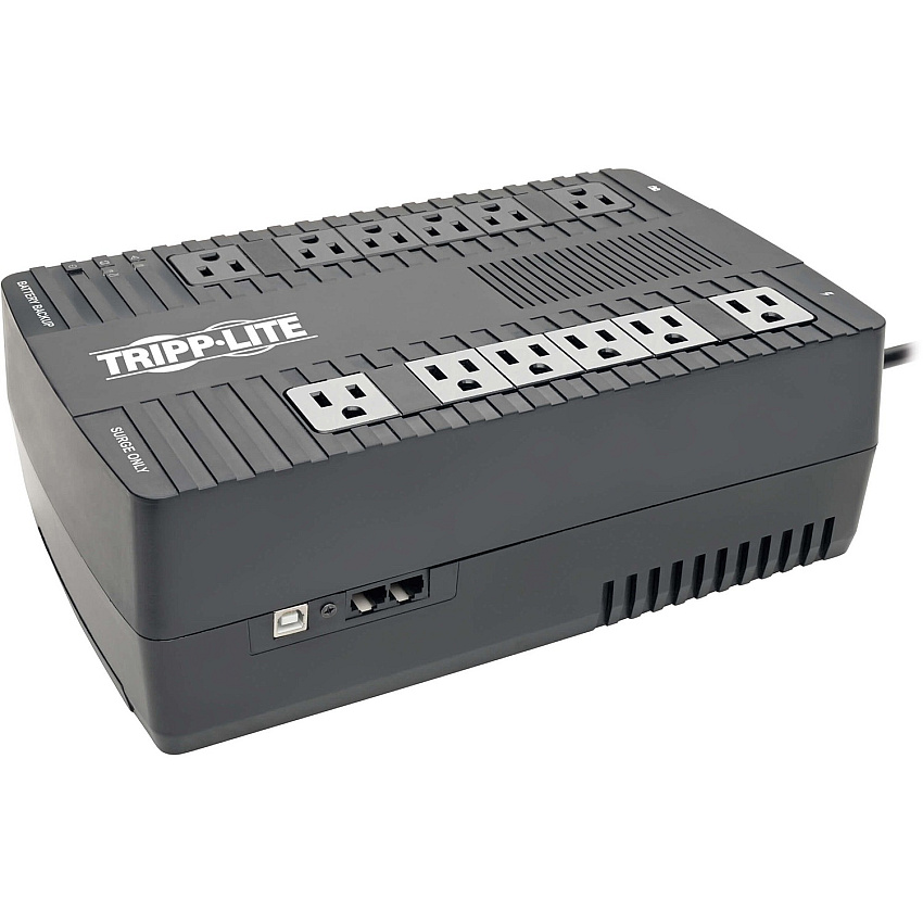 Tripp Lite 900VA 480W Line-Interactive UPS - 12 NEMA 5-15R Outlets, AVR, 120V, 50/60 Hz, USB, Desktop/Wall Mount (AVR900U)