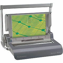 Fellowes Quasar Manual Wire Binding Machine w/ Starter Kit (5217401)