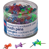Officemate Translucent Push Pins (OIC35710)