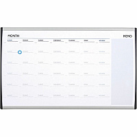 Quartet Arc Cubicle Whiteboard Calendar (QRTARCCP3018)