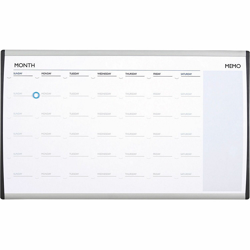 Quartet Arc Cubicle Whiteboard Calendar (QRTARCCP3018)