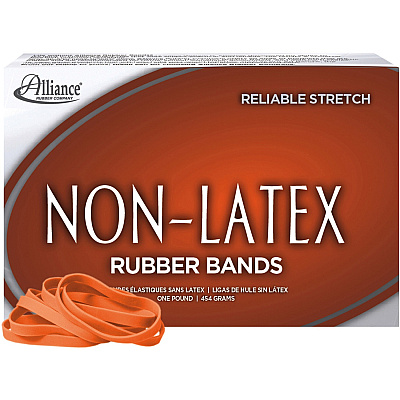 Alliance Rubber 37646 Non-Latex Rubber Bands - Size #64