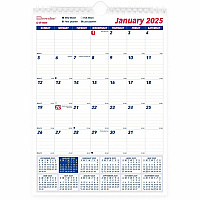 Brownline Wall Calendar Monthly 8x11" English (C171101)