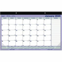 Blueline Monthly Desk Pad/Wall Calendar 17-3/4" x 10-7/8" , English (REDC181700)
