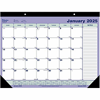 Blueline Monthly Desk Pad Calendar, 21-1/4" x 16" , English (C181731)