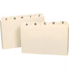 Smead Card Guides with Alphabetic Tab (55076)