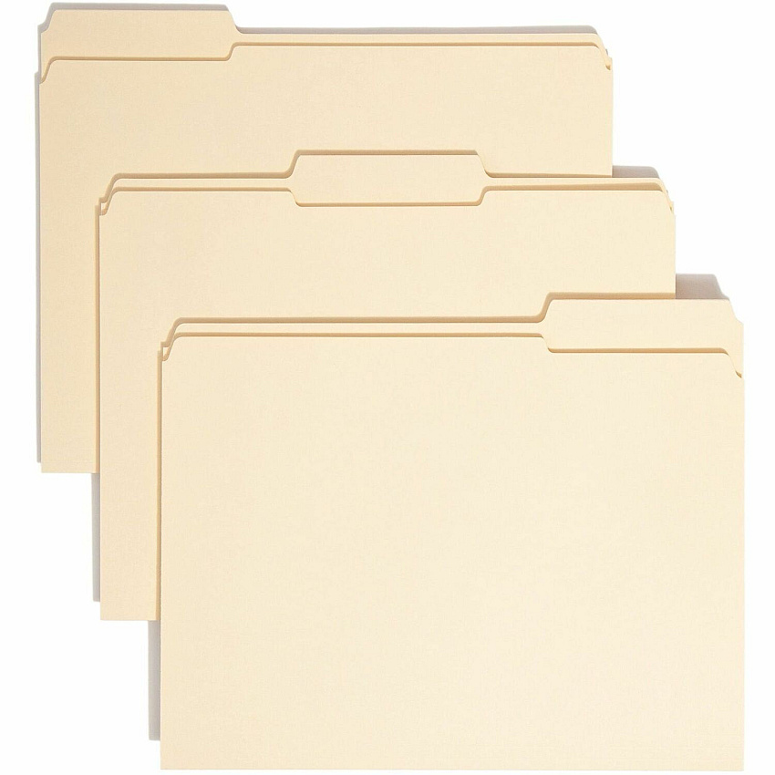 Smead 1/3 Tab Cut Letter Recycled Top Tab File Folder (SMD10347)