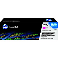 HP 125A (CB543A) Original Standard Yield Laser Toner Cartridge - Single Pack - Magenta - 1 Each