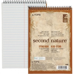 TOPS Second Nature Spiral Steno Notebook (74690)