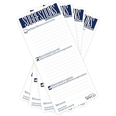 Safco Suggestion Box Card Refills (SAF4231)