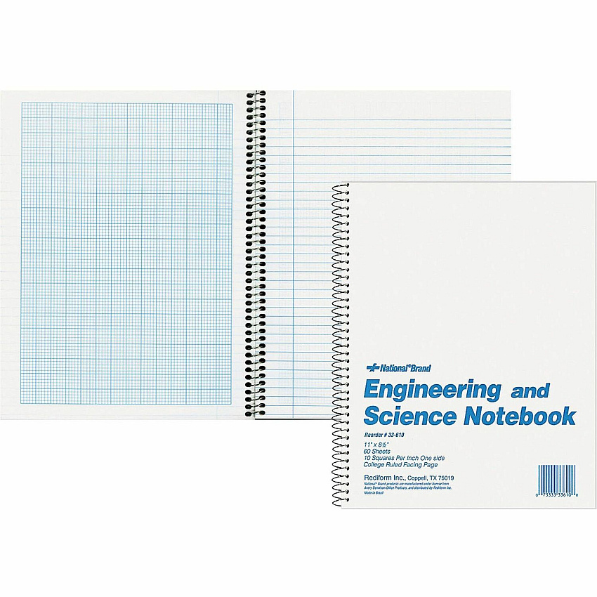 Rediform Engineering and Science Notebook - Letter (RED33610)