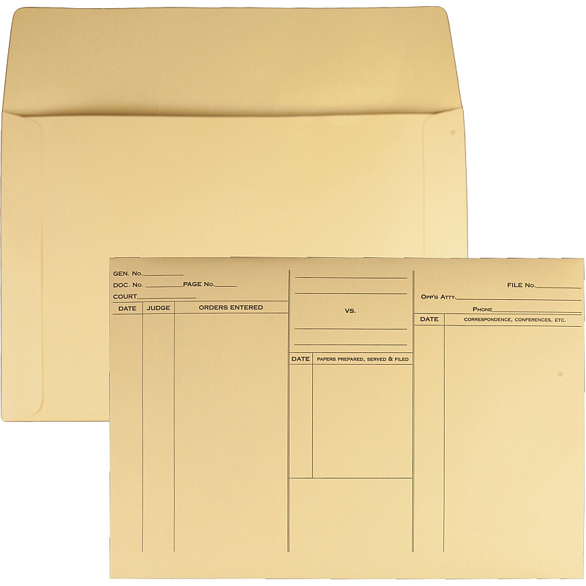 Quality Park Attorney's File Style Fold Flap Envelope (QUA89701)