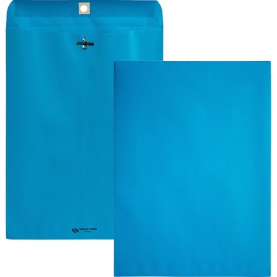 Quality Park Brightly Colored 9x12 Clasp Envelopes (38737)