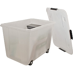 Advantus 15-gallon Rolling Storage Tub (AVT34009)