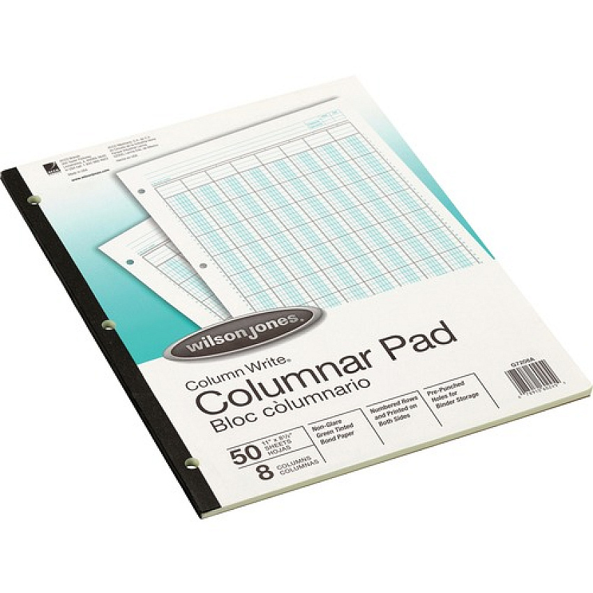 Wilson Method Writing Paper Wilson Jones 8-Column Writing Pads (WLJG7208A)