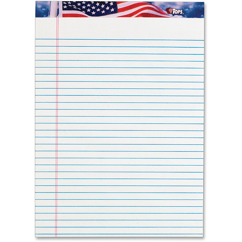 TOPS American Pride Legal Rule Writing Pad (TOP75140)