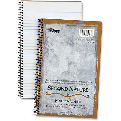 TOPS College-ruled Second Nature Notebook (TOP74109)