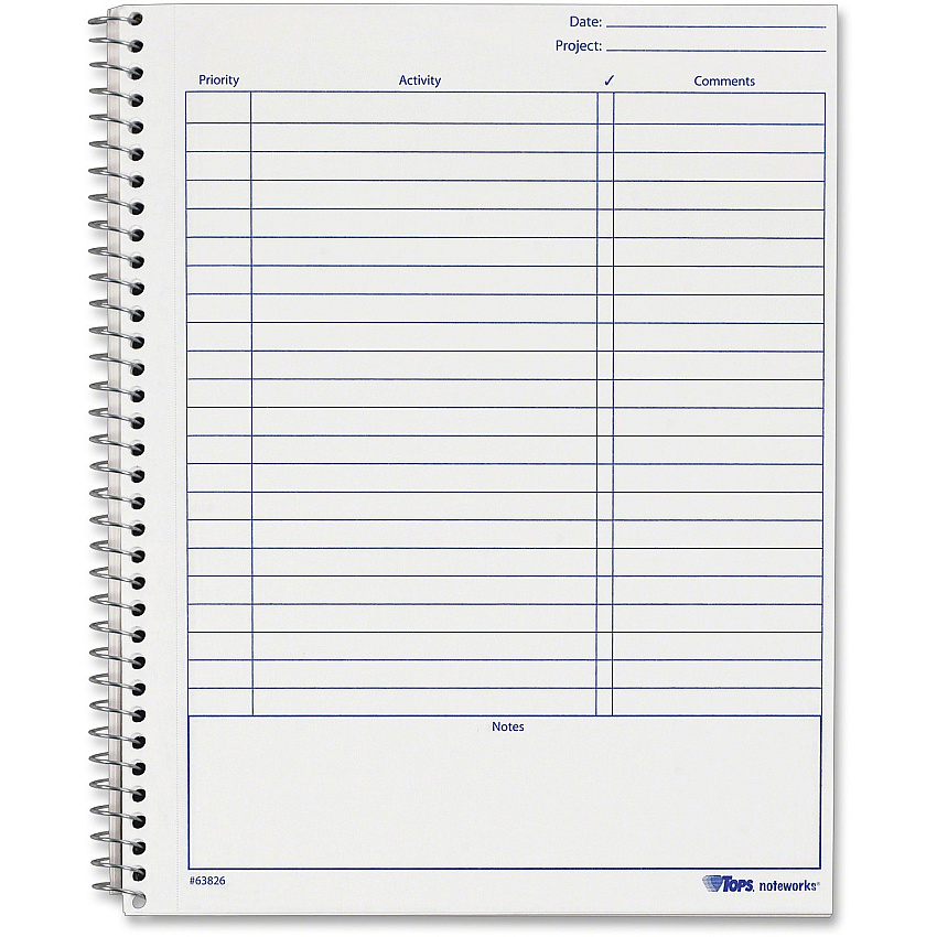 TOPS Noteworks Project Planner (TOP63826)