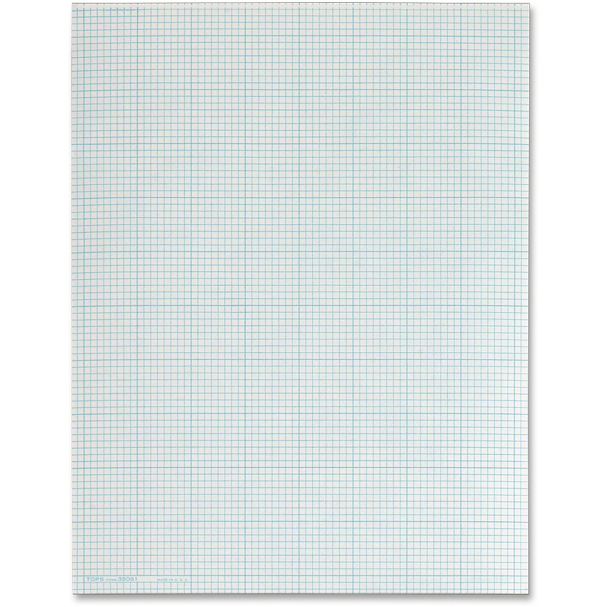 TOPS Quad Ruling Cross Section Pad - Letter (TOP35081)