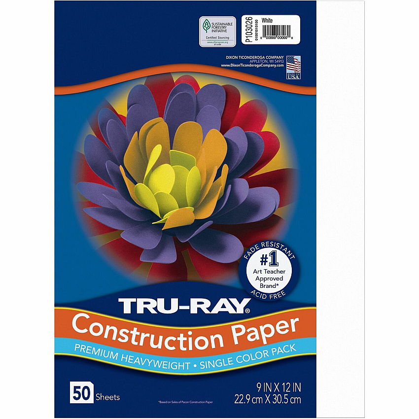 Tru-Ray Heavyweight Construction Paper (PAC103026)