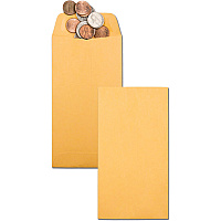 Quality Park No. 7 Coin and Small Parts Envelopes with Gummed Flap (QUA50762)