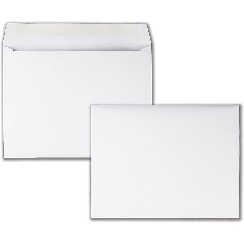 Quality Park 9 x 12 Booklet Envelopes with Deeply Gummed Flap and Open Side (QUA37693)
