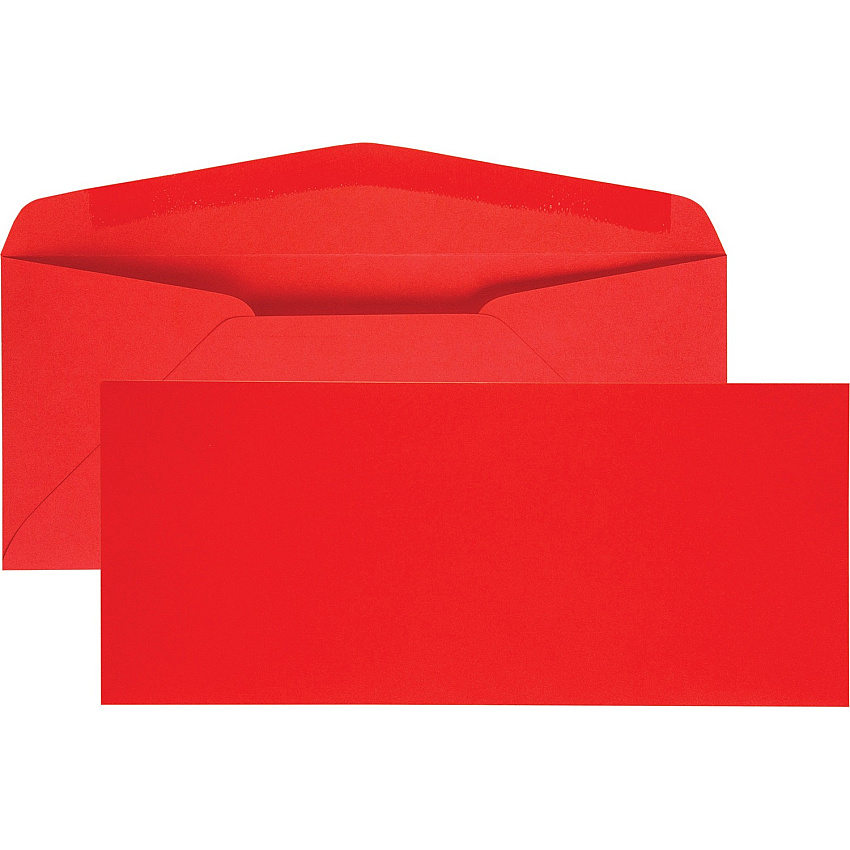 Quality Park No. 10 Bright Red Envelopes (QUA11134)